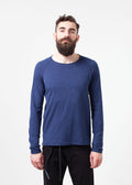 Royal Blue Long-Sleeve Basic Tee - sample outfit photograph