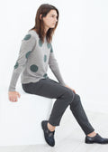 Stone Grey Straight-Leg Trousers - sample outfit photograph