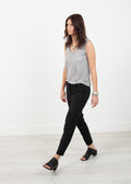 Black Slim-Fit Trousers - sample outfit photograph