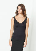 Black Lace-Trim Camisole - sample outfit photograph