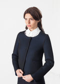 Navy Textured Zip Jacket - sample outfit photograph