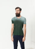 Green Ombre Crew-Neck T-Shirt - sample outfit photograph