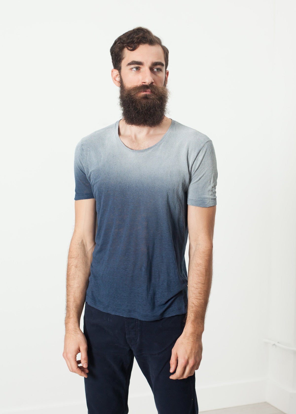 Navy Ombre Crew-Neck T-Shirt - sample outfit photograph