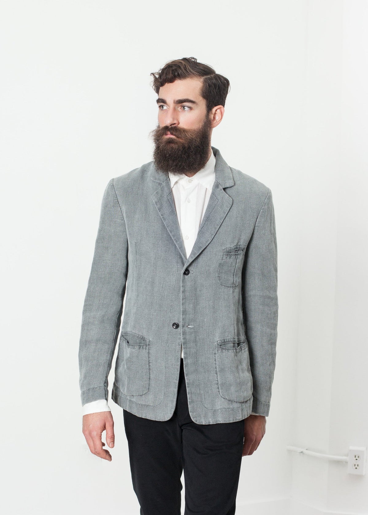 Light Grey Tailored Blazer - sample outfit photograph