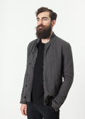 Charcoal Casual Button Jacket - sample outfit photograph